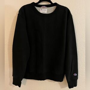 Champion Classic Fleece Crewneck (black, M)